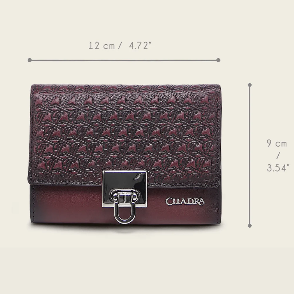 Billetera Cuadra Cashmere Vino - Image 7