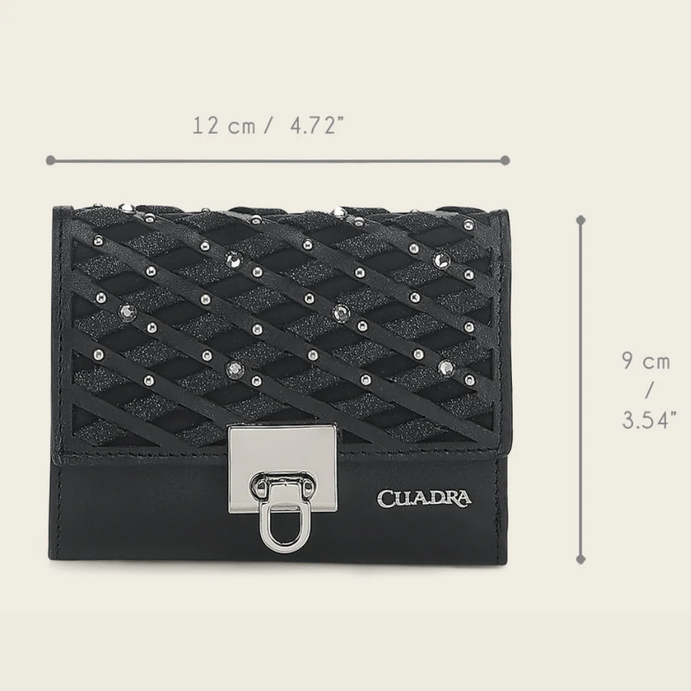 Billetera Cuadra Modelo Negro - Image 7