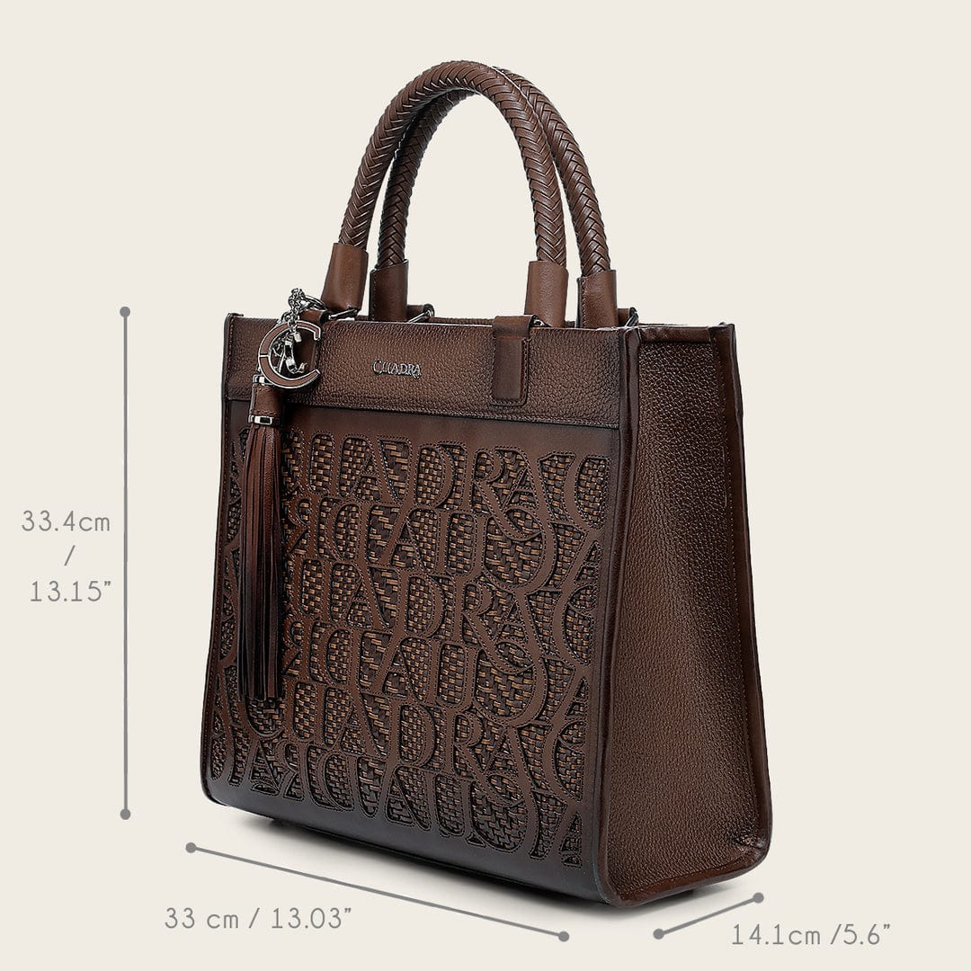 Bolsa Cuadra Azteca Miel - Image 7