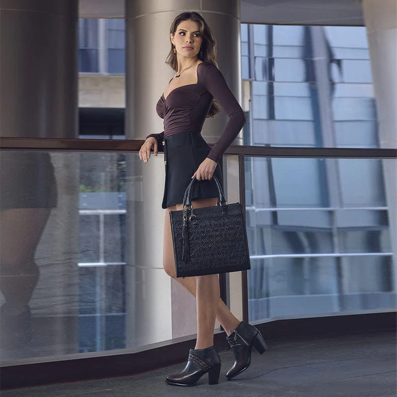 Bolsa Cuadra Elegant Negra - Image 7