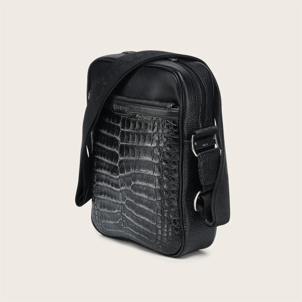 Bolso bandolera Cuadra El Porte Fuscus Negro - Image 3