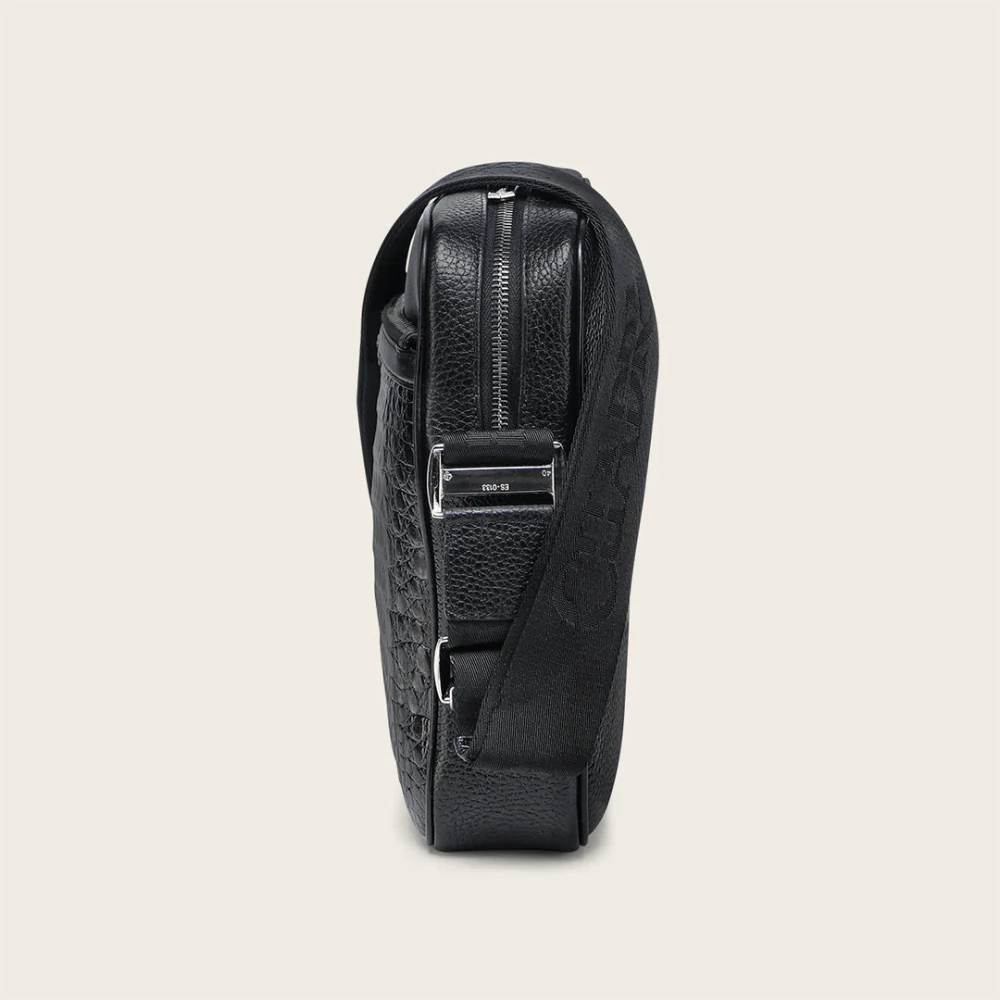 Bolso bandolera Cuadra El Porte Fuscus Negro - Image 4