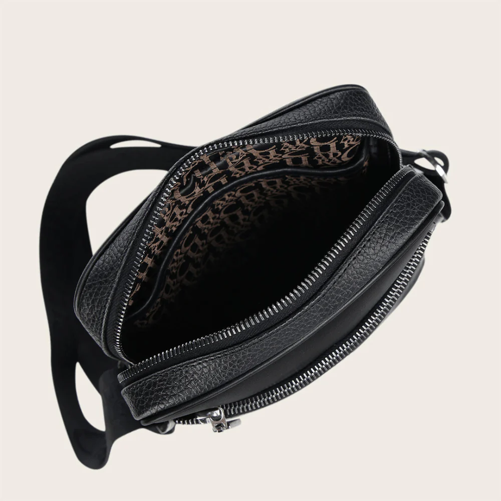 Bolso bandolera Cuadra El Porte Fuscus Negro - Image 6