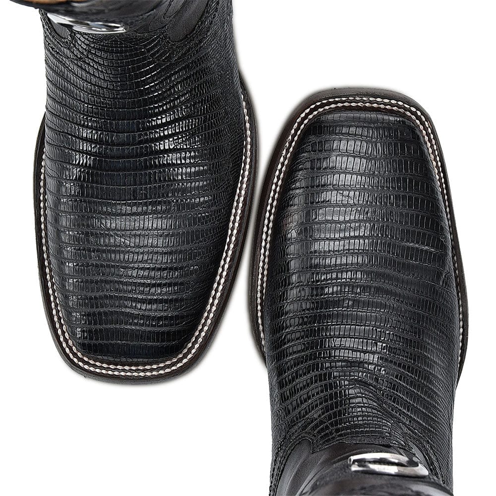 Bota Vaquera Cuadra Bandolero Lizard Negro - Image 8