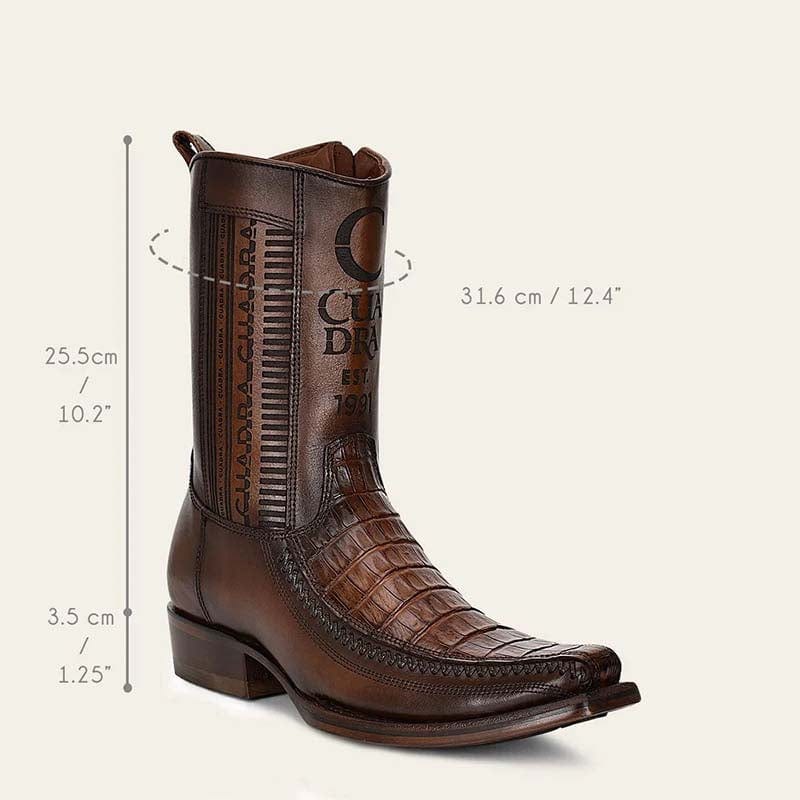 Bota Vaquera Cuadra Legado Llanero Cafe - Image 6