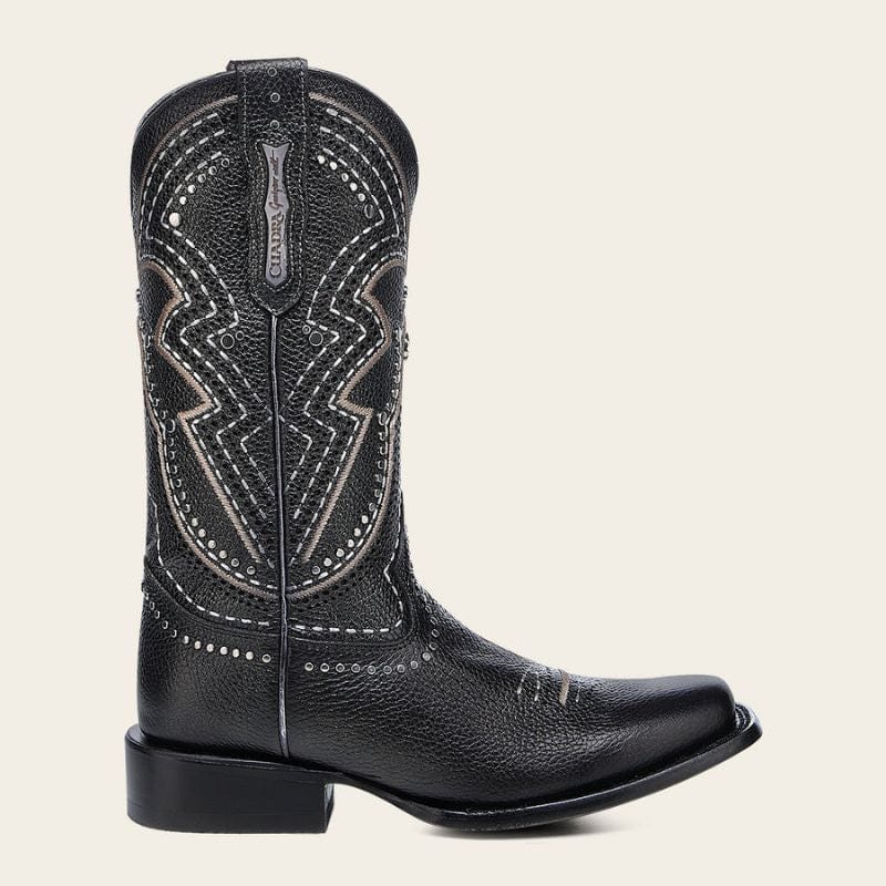 Bota Vaquera Rodeo Bovino Negra - Image 3