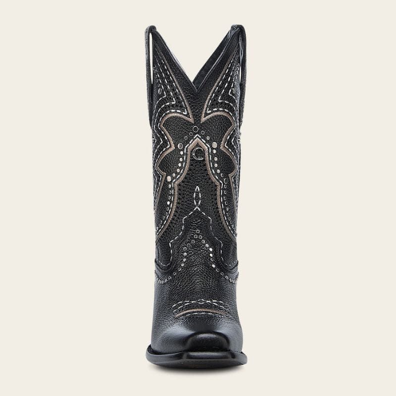 Bota Vaquera Rodeo Bovino Negra - Image 4