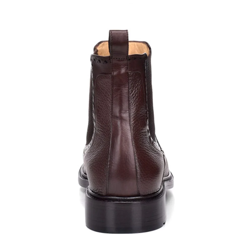 Botin Franco Cuadra Vigor Moderno Cafe Oscuro - Image 5