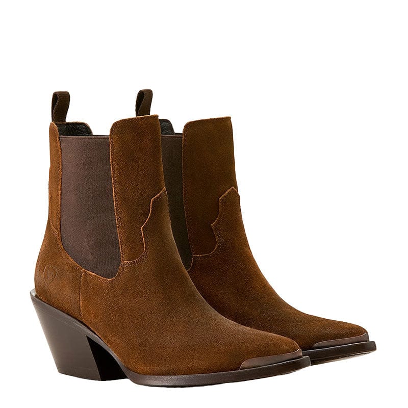 Botin Vaquero Shiloh Dark Ginger Suede - Image 6