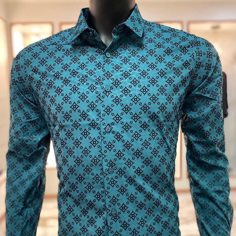 Camisa Platini Teal - Image 4