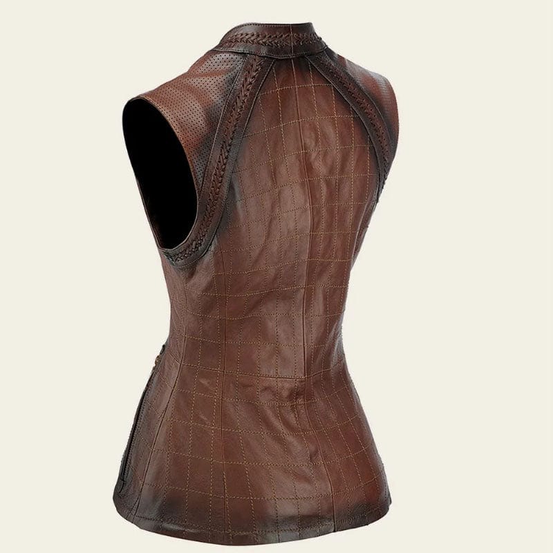 Chaleco Cuadra Chocolate - Image 4