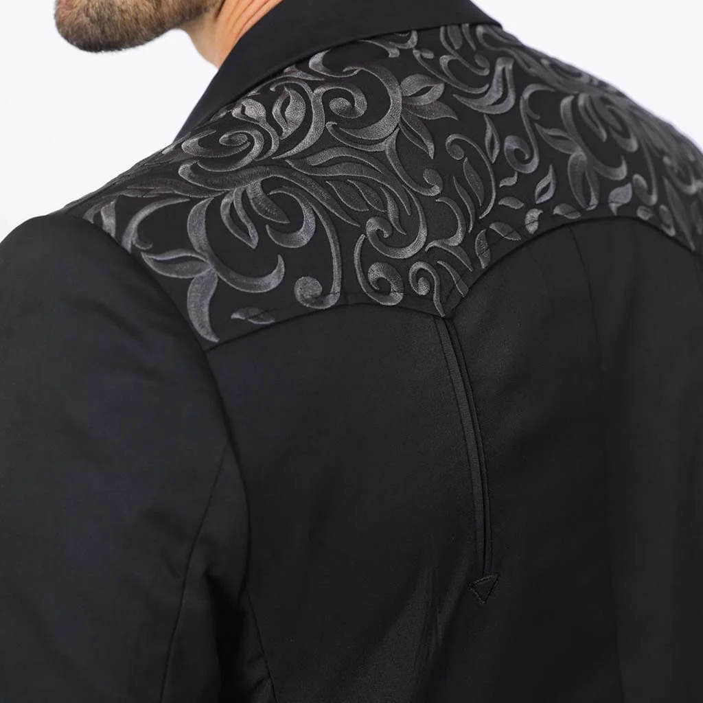 Saco Platini Embroidery Fashion Negro - Image 5