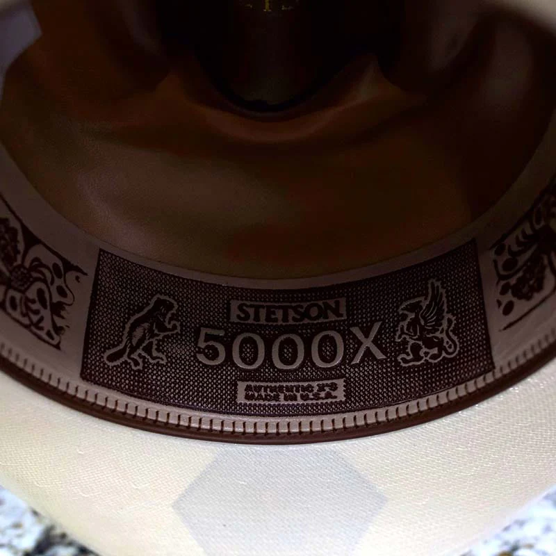 Sombrero Stetson El Jefe 5000x Toquilla Negra Ala 3 1/2" - Image 3