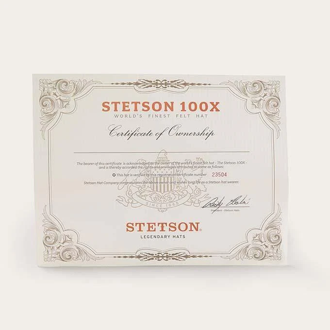 Texana Stetson Negra 100X El Presidente - Image 7